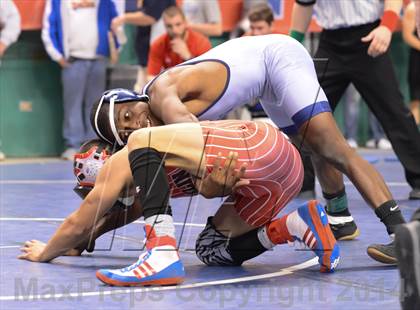 Thumbnail 2 in NCHSAA Individual Wrestling State Tournament (2A, 3A and 4A 1st Consolation Round) photogallery.