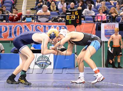Thumbnail 1 in NCHSAA Individual Wrestling State Tournament (2A, 3A and 4A 1st Consolation Round) photogallery.