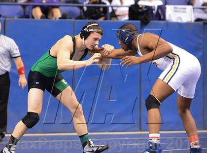Thumbnail 2 in NCHSAA Individual Wrestling State Tournament (2A, 3A and 4A 1st Consolation Round) photogallery.