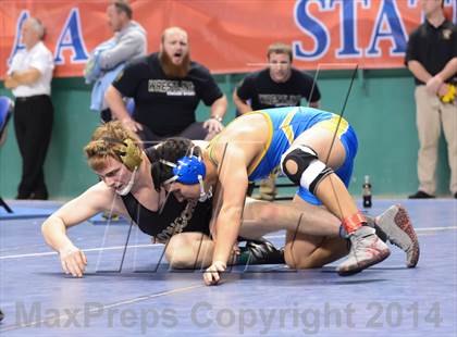 Thumbnail 1 in NCHSAA Individual Wrestling State Tournament (2A, 3A and 4A 1st Consolation Round) photogallery.