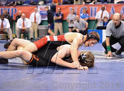 Thumbnail 3 in NCHSAA Individual Wrestling State Tournament (2A, 3A and 4A 1st Consolation Round) photogallery.