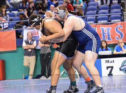 Thumbnail 1 in NCHSAA Individual Wrestling State Tournament (2A, 3A and 4A 1st Consolation Round) photogallery.