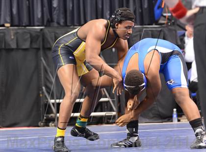 Thumbnail 1 in NCHSAA Individual Wrestling State Tournament (2A, 3A and 4A 1st Consolation Round) photogallery.
