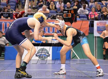 Thumbnail 3 in NCHSAA Individual Wrestling State Tournament (2A, 3A and 4A 1st Consolation Round) photogallery.