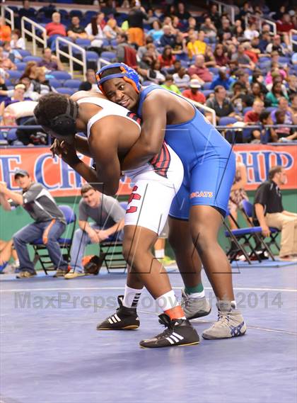 Thumbnail 3 in NCHSAA Individual Wrestling State Tournament (2A, 3A and 4A 1st Consolation Round) photogallery.