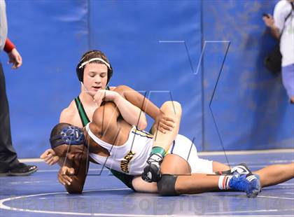 Thumbnail 3 in NCHSAA Individual Wrestling State Tournament (2A, 3A and 4A 1st Consolation Round) photogallery.