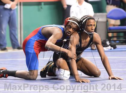 Thumbnail 3 in NCHSAA Individual Wrestling State Tournament (2A, 3A and 4A 1st Consolation Round) photogallery.