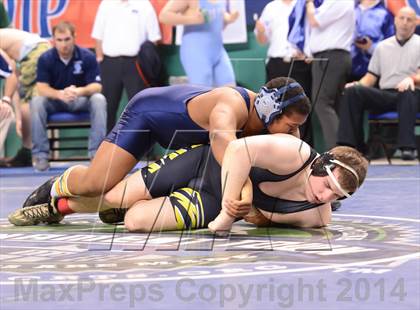 Thumbnail 3 in NCHSAA Individual Wrestling State Tournament (2A, 3A and 4A 1st Consolation Round) photogallery.