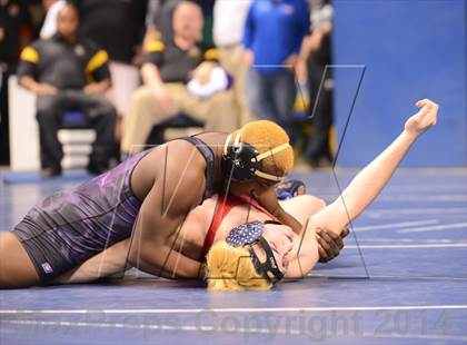 Thumbnail 1 in NCHSAA Individual Wrestling State Tournament (2A, 3A and 4A 1st Consolation Round) photogallery.