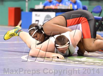 Thumbnail 1 in NCHSAA Individual Wrestling State Tournament (2A, 3A and 4A 1st Consolation Round) photogallery.