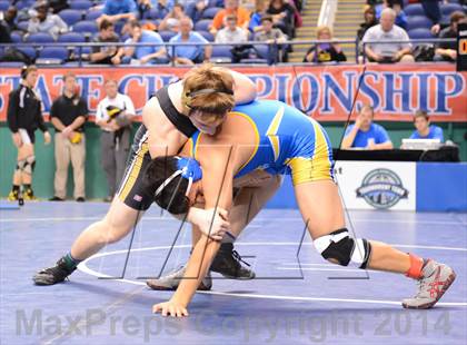 Thumbnail 2 in NCHSAA Individual Wrestling State Tournament (2A, 3A and 4A 1st Consolation Round) photogallery.