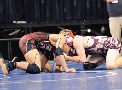 Thumbnail 3 in NCHSAA Individual Wrestling State Tournament (2A, 3A and 4A 1st Consolation Round) photogallery.