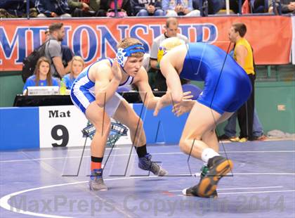 Thumbnail 3 in NCHSAA Individual Wrestling State Tournament (2A, 3A and 4A 1st Consolation Round) photogallery.