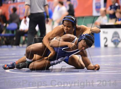 Thumbnail 1 in NCHSAA Individual Wrestling State Tournament (2A, 3A and 4A 1st Consolation Round) photogallery.