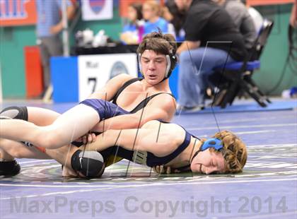 Thumbnail 2 in NCHSAA Individual Wrestling State Tournament (2A, 3A and 4A 1st Consolation Round) photogallery.
