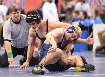 Thumbnail 3 in NCHSAA Individual Wrestling State Tournament (2A, 3A and 4A 1st Consolation Round) photogallery.