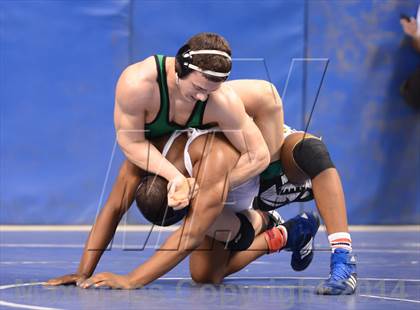 Thumbnail 2 in NCHSAA Individual Wrestling State Tournament (2A, 3A and 4A 1st Consolation Round) photogallery.