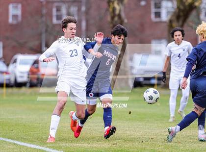 Thumbnail 2 in Mount St. Charles Academy vs Williston Northampton (NEPSAC Class B Final) photogallery.