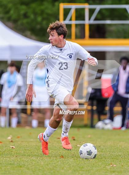 Thumbnail 1 in Mount St. Charles Academy vs Williston Northampton (NEPSAC Class B Final) photogallery.
