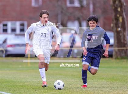 Thumbnail 2 in Mount St. Charles Academy vs Williston Northampton (NEPSAC Class B Final) photogallery.