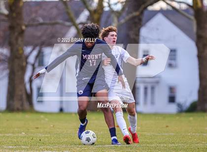 Thumbnail 1 in Mount St. Charles Academy vs Williston Northampton (NEPSAC Class B Final) photogallery.