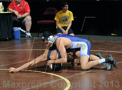 Thumbnail 2 in CIF  State Boys Wrestling Championships (Round 1) photogallery.