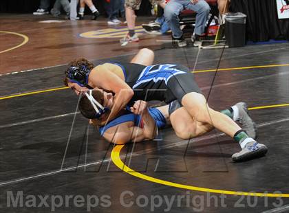 Thumbnail 1 in CIF  State Boys Wrestling Championships (Round 1) photogallery.
