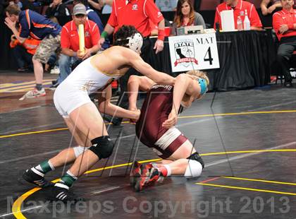 Thumbnail 3 in CIF  State Boys Wrestling Championships (Round 1) photogallery.