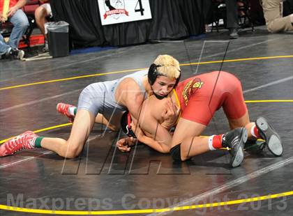 Thumbnail 2 in CIF  State Boys Wrestling Championships (Round 1) photogallery.