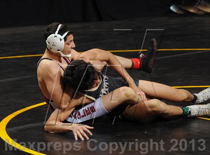Thumbnail 1 in CIF  State Boys Wrestling Championships (Round 1) photogallery.
