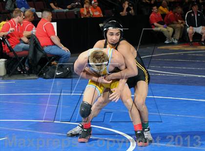 Thumbnail 1 in CIF  State Boys Wrestling Championships (Round 1) photogallery.