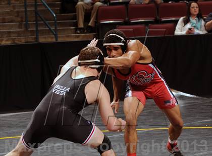 Thumbnail 1 in CIF  State Boys Wrestling Championships (Round 1) photogallery.