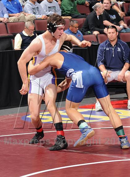 Thumbnail 2 in CIF  State Boys Wrestling Championships (Round 1) photogallery.