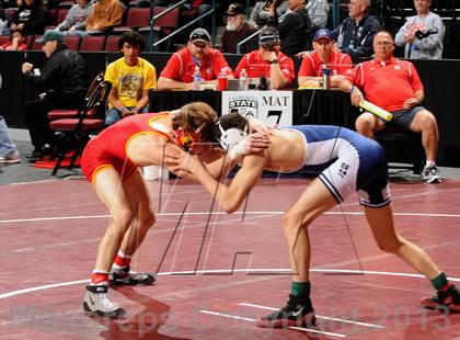 Thumbnail 2 in CIF  State Boys Wrestling Championships (Round 1) photogallery.