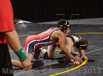 Thumbnail 2 in CIF  State Boys Wrestling Championships (Round 1) photogallery.