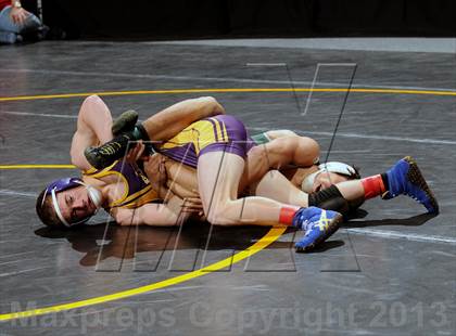 Thumbnail 3 in CIF  State Boys Wrestling Championships (Round 1) photogallery.
