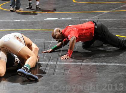 Thumbnail 2 in CIF  State Boys Wrestling Championships (Round 1) photogallery.