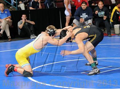 Thumbnail 1 in CIF  State Boys Wrestling Championships (Round 1) photogallery.