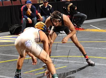 Thumbnail 3 in CIF  State Boys Wrestling Championships (Round 1) photogallery.