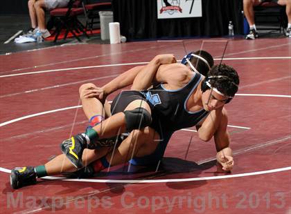 Thumbnail 1 in CIF  State Boys Wrestling Championships (Round 1) photogallery.