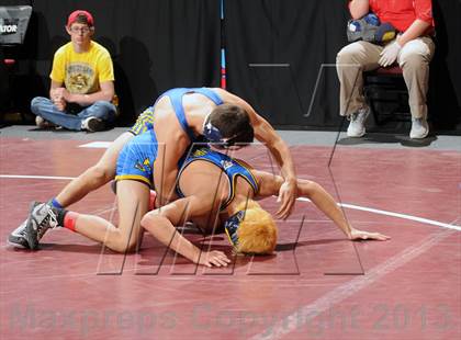 Thumbnail 3 in CIF  State Boys Wrestling Championships (Round 1) photogallery.