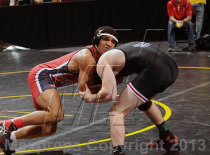 Thumbnail 1 in CIF  State Boys Wrestling Championships (Round 1) photogallery.