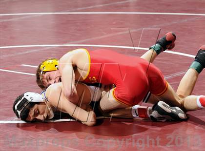 Thumbnail 2 in CIF  State Boys Wrestling Championships (Round 1) photogallery.