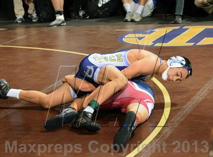 Thumbnail 2 in CIF  State Boys Wrestling Championships (Round 1) photogallery.