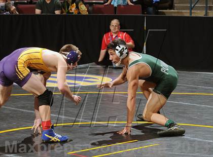 Thumbnail 2 in CIF  State Boys Wrestling Championships (Round 1) photogallery.
