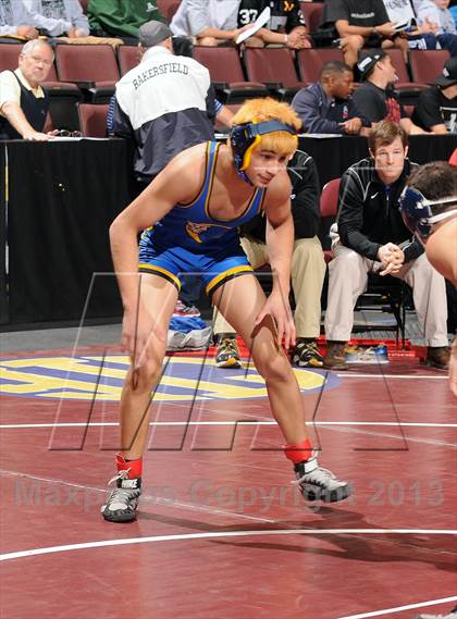Thumbnail 3 in CIF  State Boys Wrestling Championships (Round 1) photogallery.