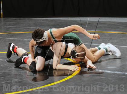 Thumbnail 1 in CIF  State Boys Wrestling Championships (Round 1) photogallery.