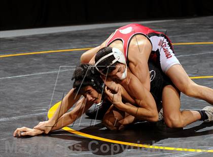 Thumbnail 3 in CIF  State Boys Wrestling Championships (Round 1) photogallery.