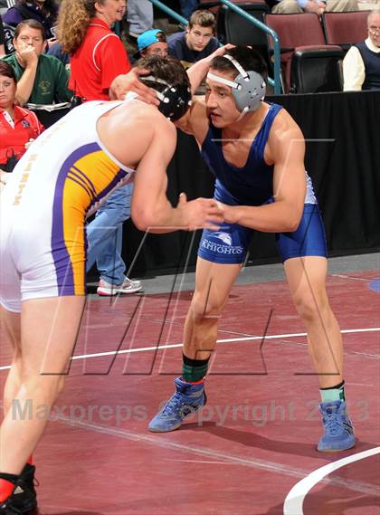 Thumbnail 1 in CIF  State Boys Wrestling Championships (Round 1) photogallery.