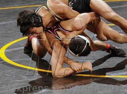 Thumbnail 2 in CIF  State Boys Wrestling Championships (Round 1) photogallery.